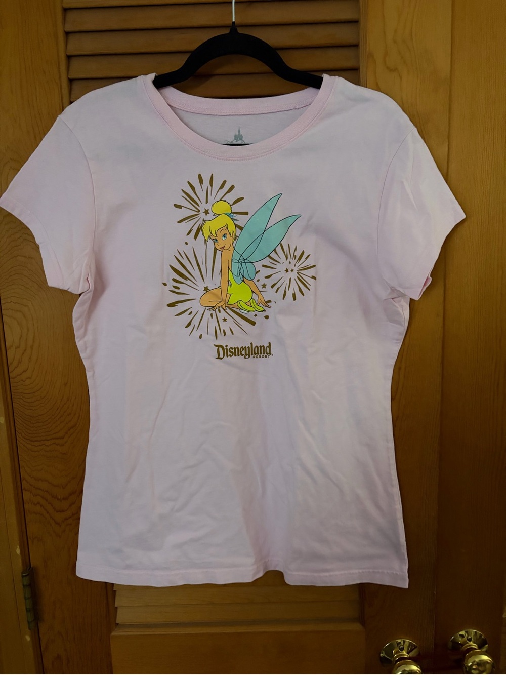 Disney Parks kids Disneyland Tinkerbell Tshirt in pink size xl